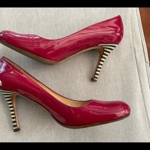 GUC Kate Spade Pink & Zebra Striped Heels!